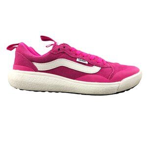 Vans Unisex M6 W7.5 Ultrarange Exo Neon Pink Suede Lace-Up Sneakers Shoes